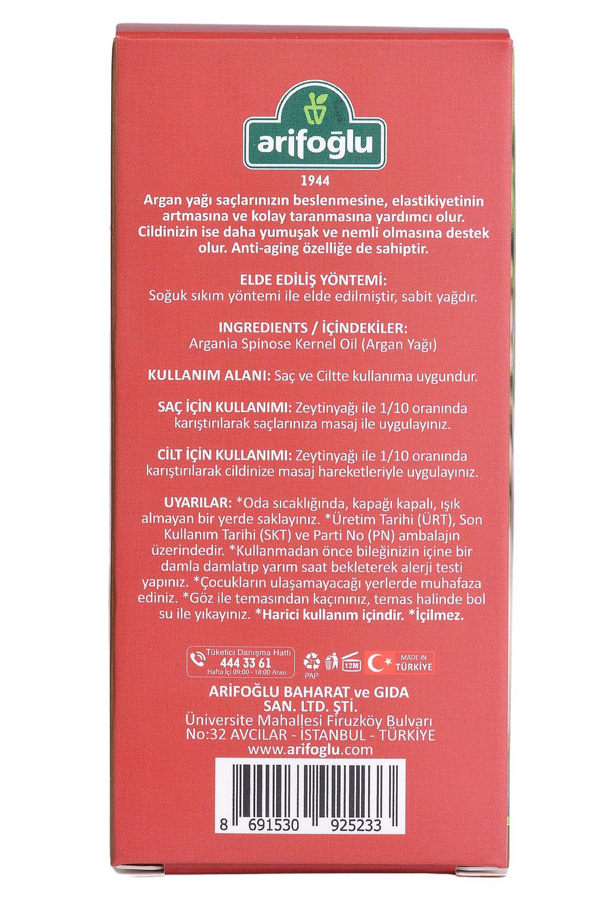 Arifoğlu Argan Yağı 10ml