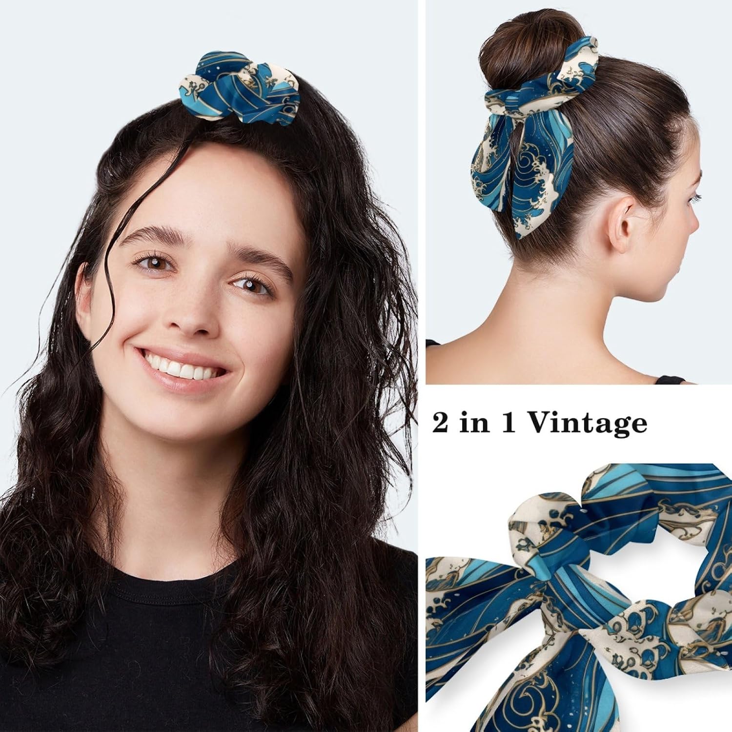 Scrub Cap, Nurse Hat, Surgical Cap with Hair Scrunchy