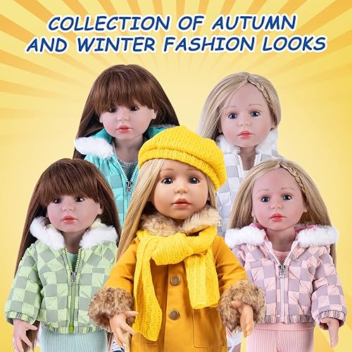 Miniatura 6 de Rakki Dolli - Conjunto de ropa moderna hecha a mano para muñeca