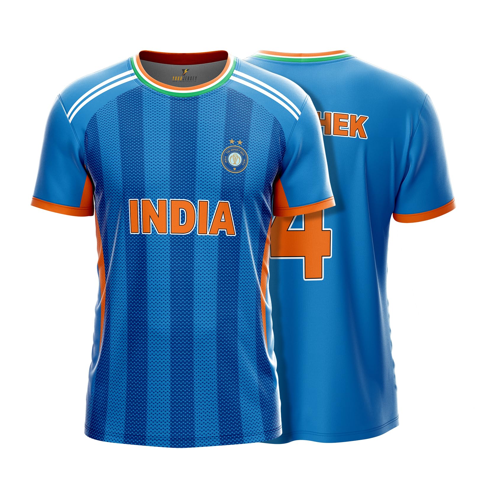 yourjersey New India T20 Cricket Jersey 2026 | Personalized Name & Number | Blue Team India Cricket Jersey for Men, Women & Kids | Lightweight Breathable Custom Sports T-Shirt | Sizes 2Y–4XL-picture-11