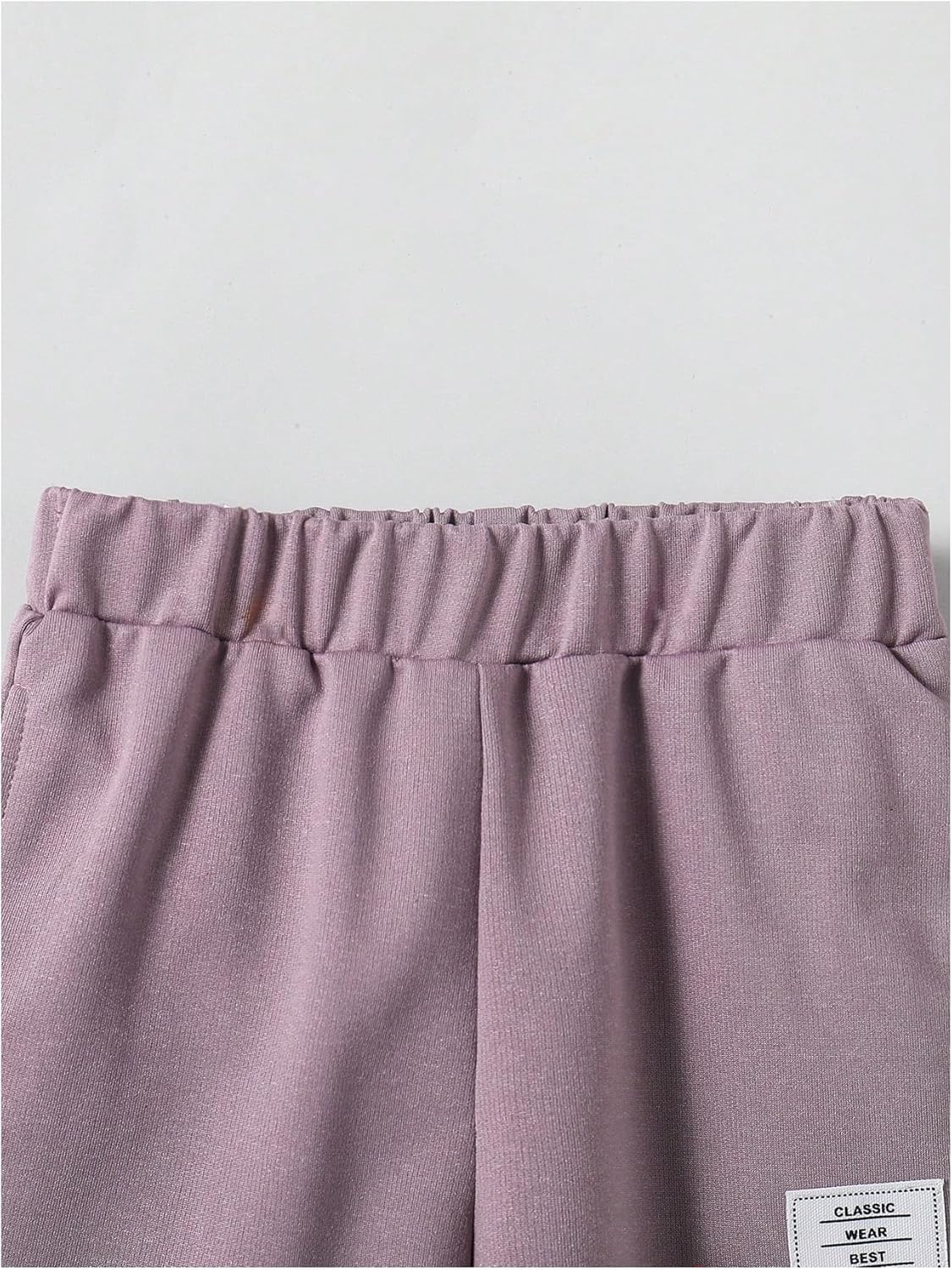 SOLY HUX Toddler Girl's Fall Clothes Crewneck Sweatshirt and Shorts 2 Piece Outfit Sweatsuits - Image 3