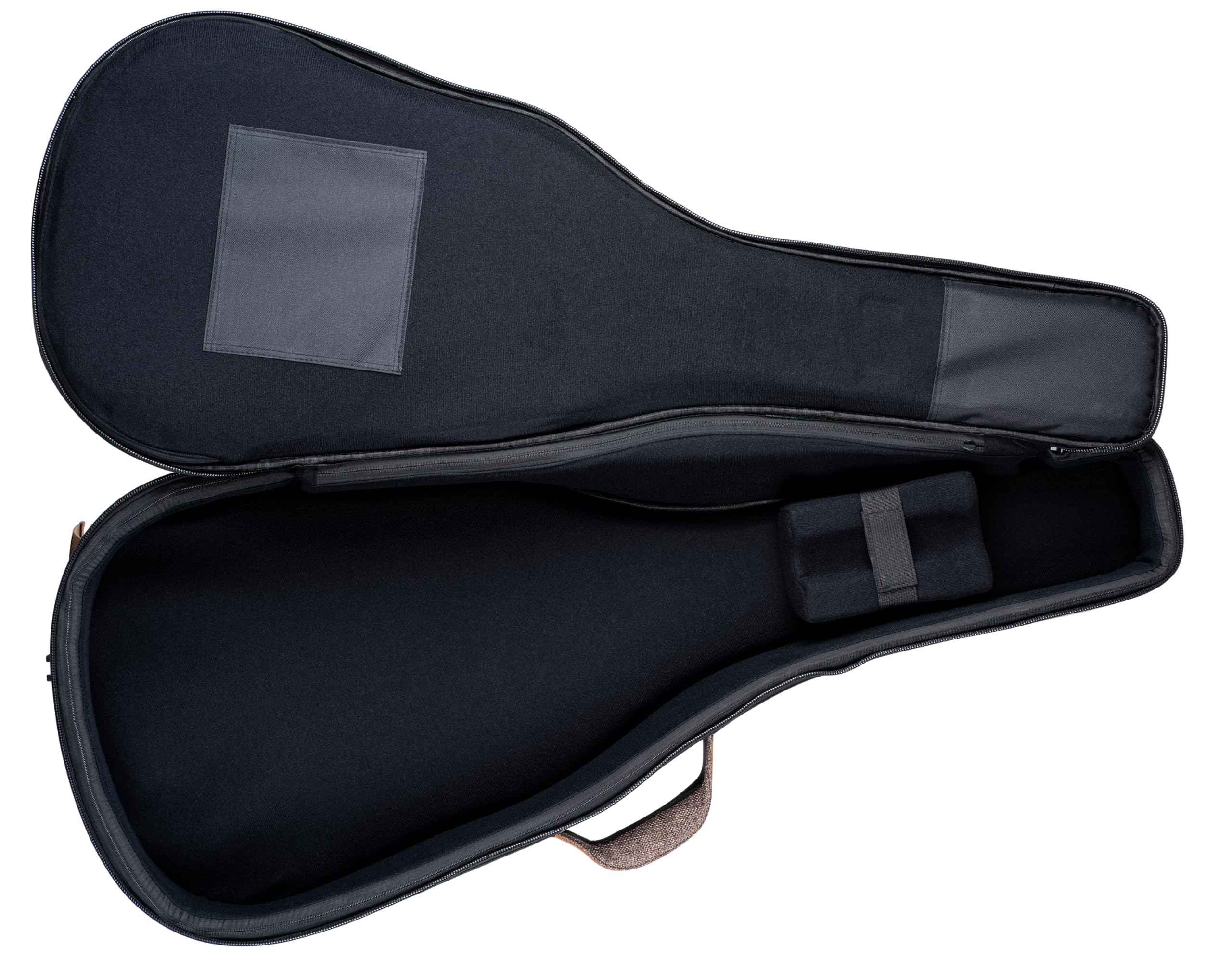 Ortega Gutiars Guitar Soft Case - Tasche für Linkshänder 4/4 Klassische Gitarre - Höhe 103,5 cm - Breite 39 cm - Baumwolle / Leinen, Braun (OSOCACL-CP-L)