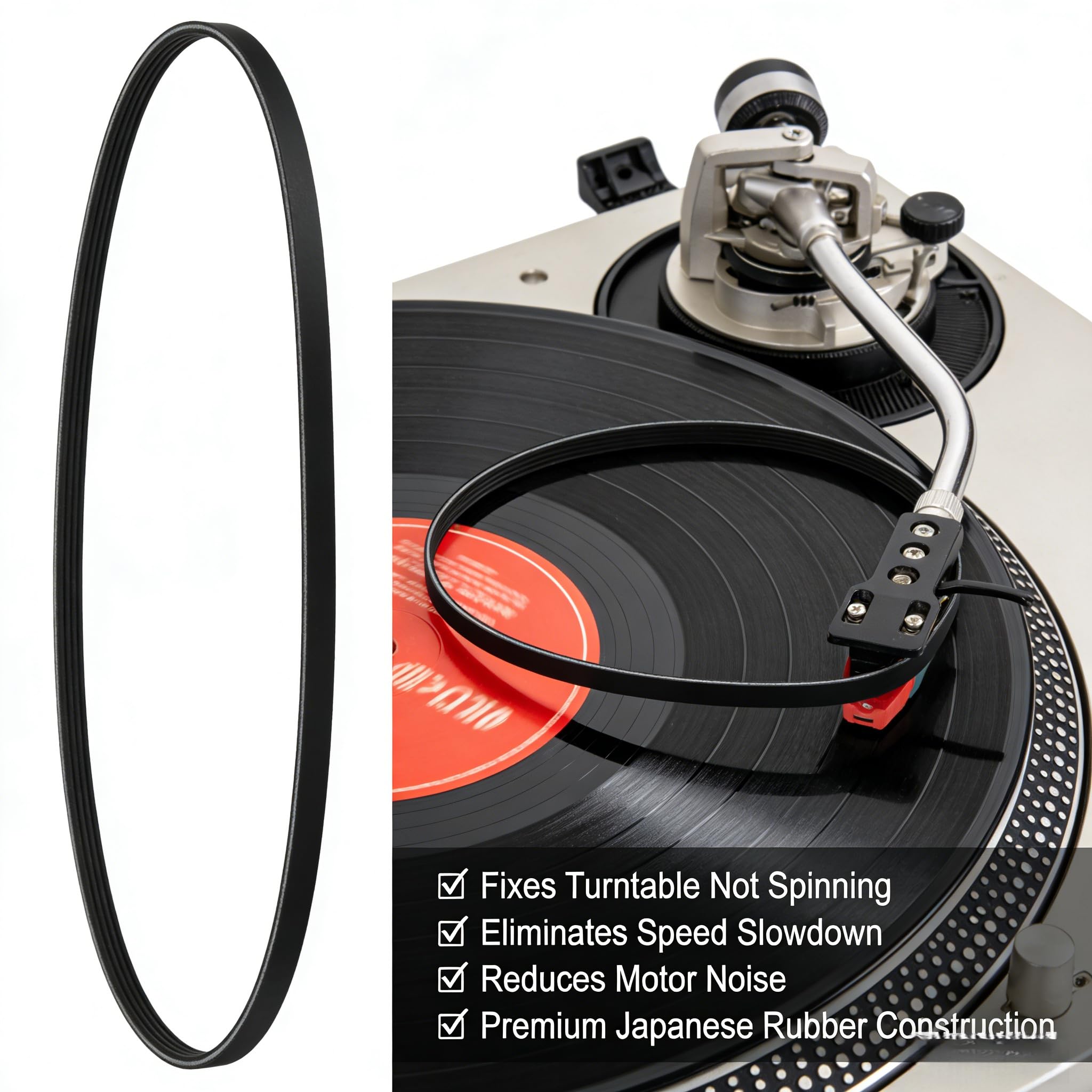 Amazon.co.jp: Sam&Johnny ターンテーブルベルト 交換用 Pioneer PL-2 