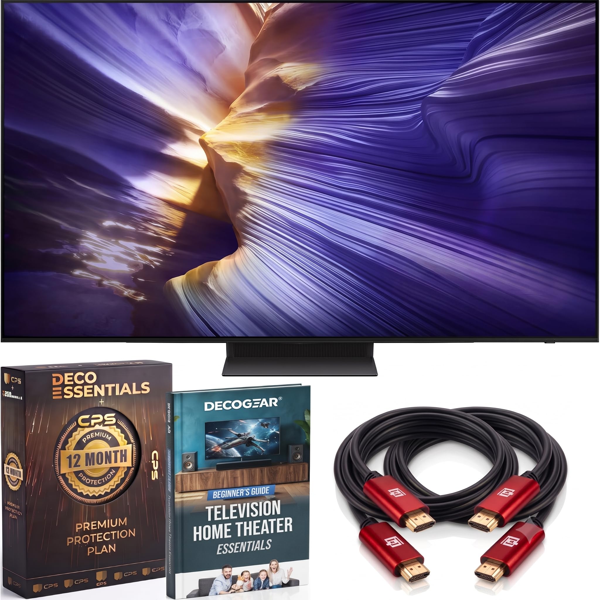 Samsung 48-Inch S90F OLED 4K AI Smart TV QN48S90FAEXZA (2025)