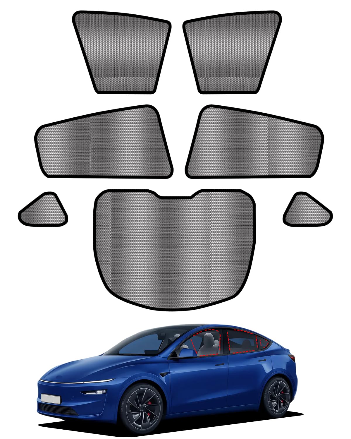 Amazon.co.jp: Loveyes For テスラ Model Y Juniper 新型 サンシェード