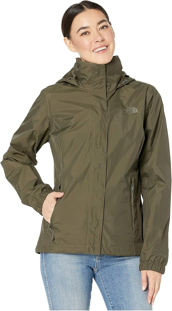 hoodless rain jacket
