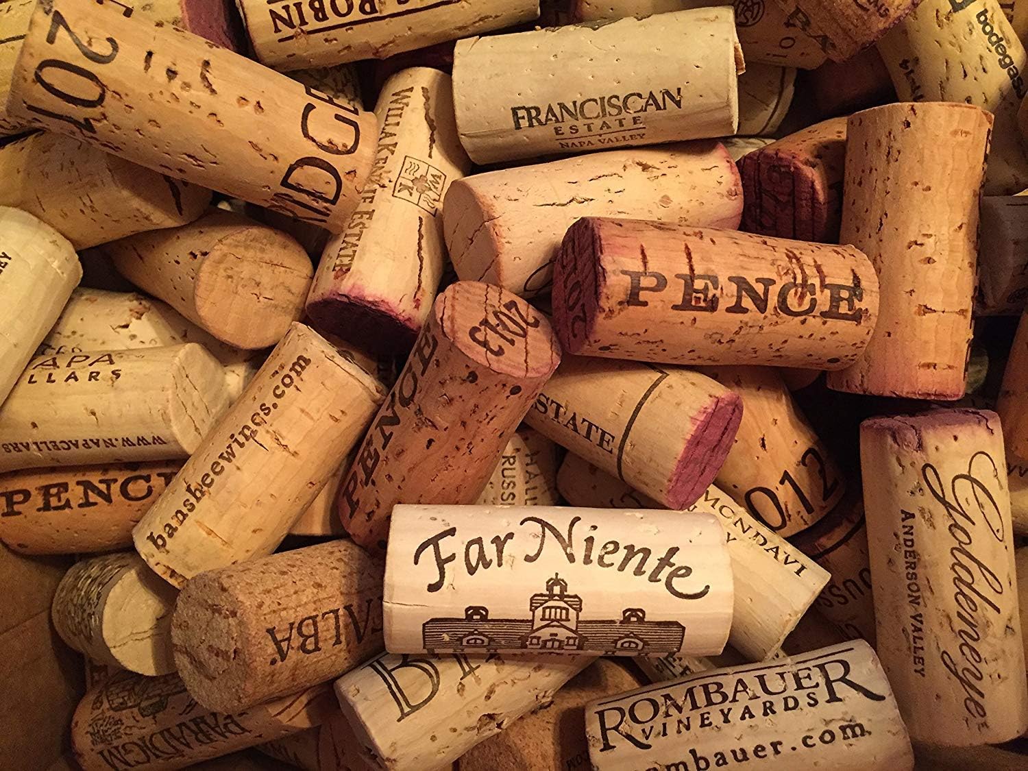 GroccsPro Premium Recycled Used Corks in Bulk, Natural Wine Corks from Around The US - 50 Count