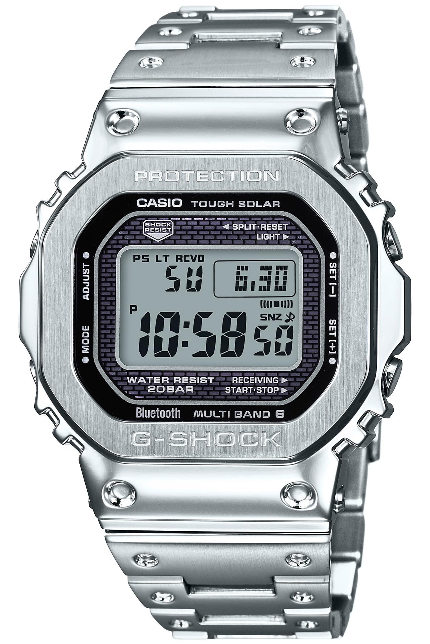 CASIO カシオ G-SHOCK  GMW-B5000D-1JF シルバーの商品画像