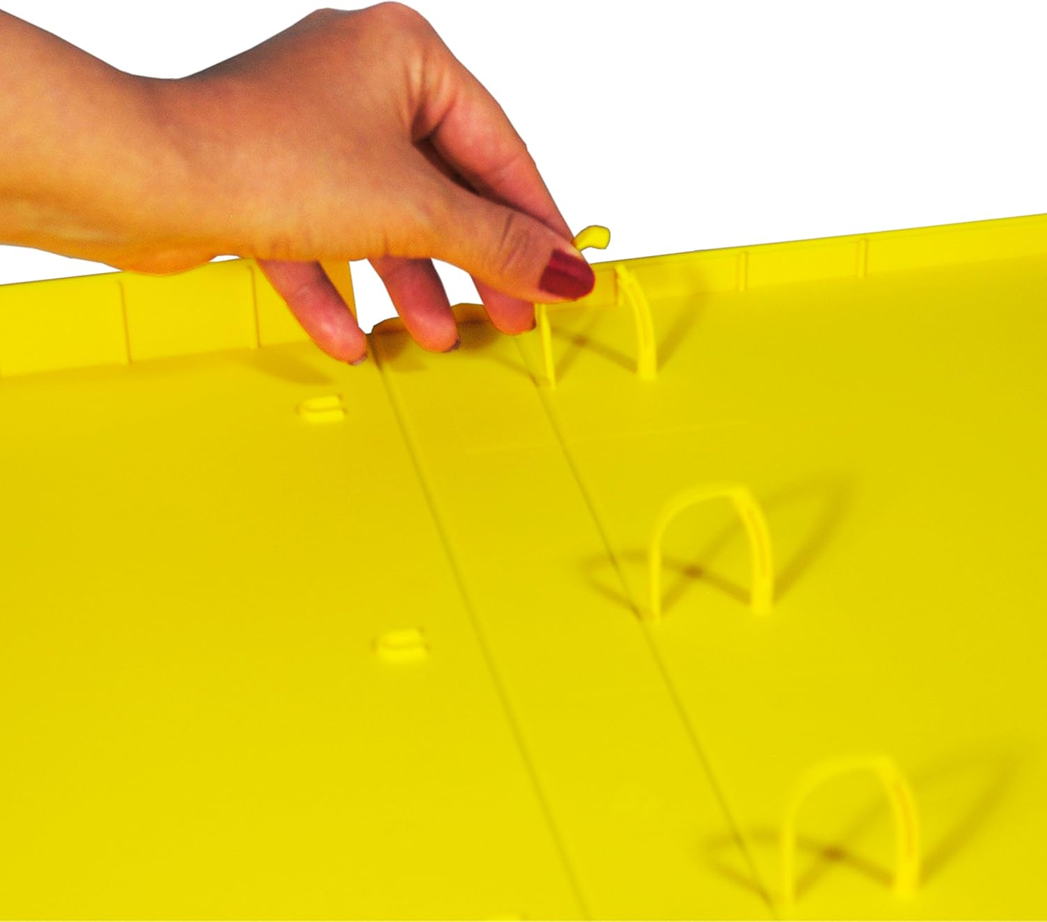 UniKeep SDS Binder - 1.5'' Capacity, (3 Poly Rings), Fully Enclosed