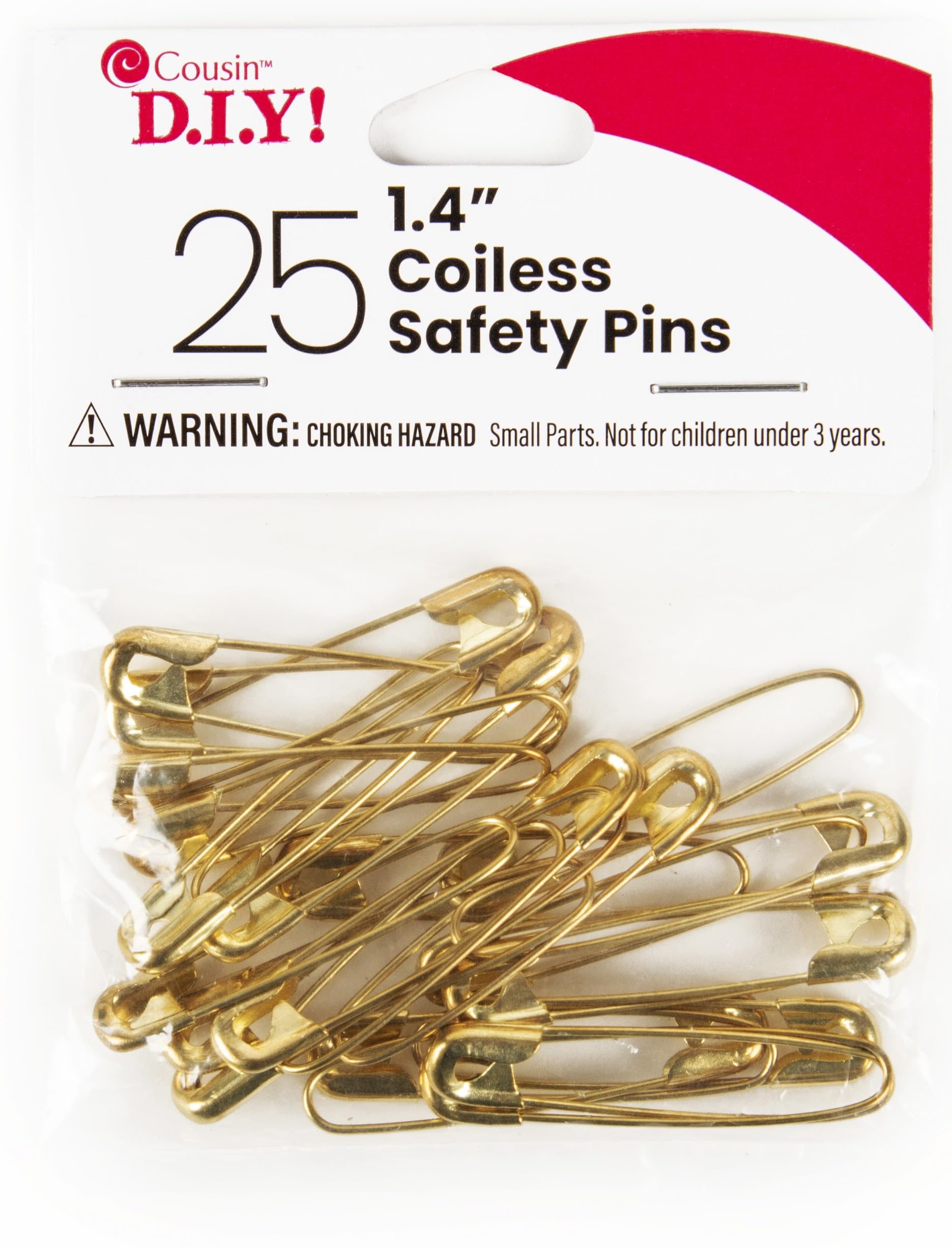 Amazon.com: Safety Pins 1.5in Gold 25pc