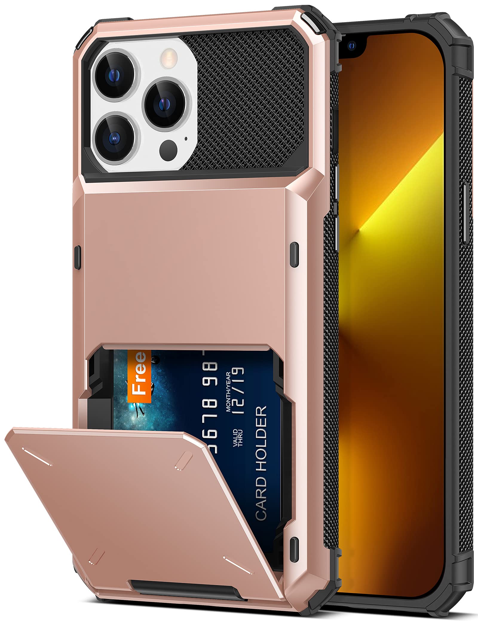 Amazon.com: TITACUTE for iPhone 13 Pro Case Wallet 4 Credit Card