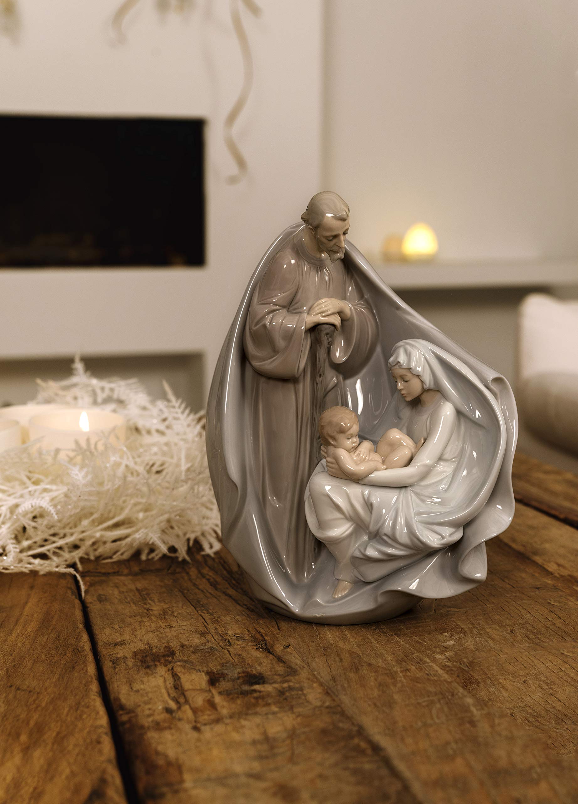 LLADRÓ Figura nascimento de Jesus. Figura presépio de Porcelana