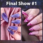 Clara Colors Cat Eye Gel Nail Polish Set of 12 Colors Magnetic Nail Polish Set Holographic Glitter 9D Galaxy Series Cat Eye Gel Polish Set with 2 Magnet Stick for Home DIY Soak Off UV LED Manicure Nail Salon