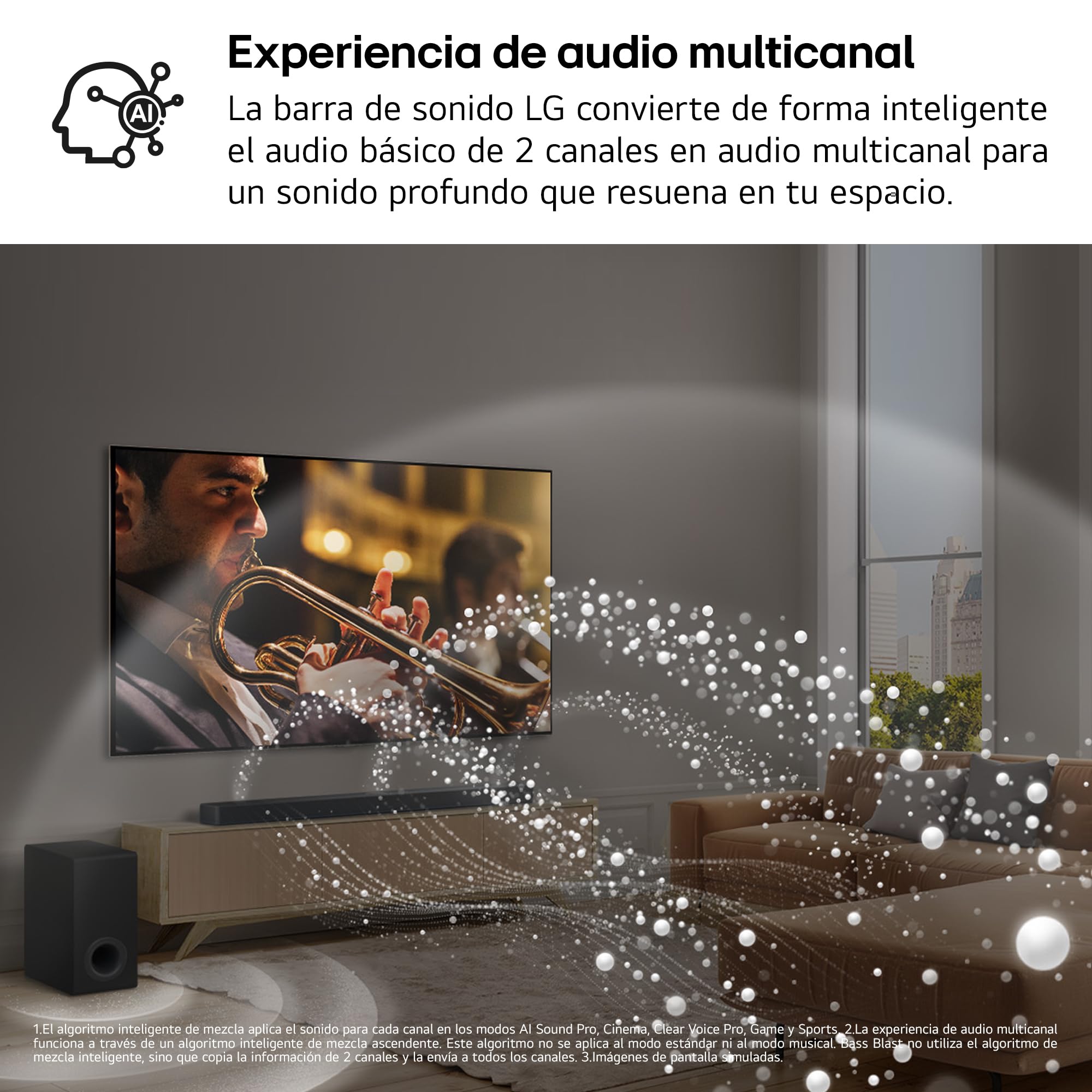 LG S95AR Sound Bar 9.1.5 z Dolby Atmos i DTS: X, moc 810 W, bezprzewodowy subwoofer i tylne głośniki, dźwięk wysokiej rozdzielczości (Hi-Res), Bluetooth, AI Ready, czarny