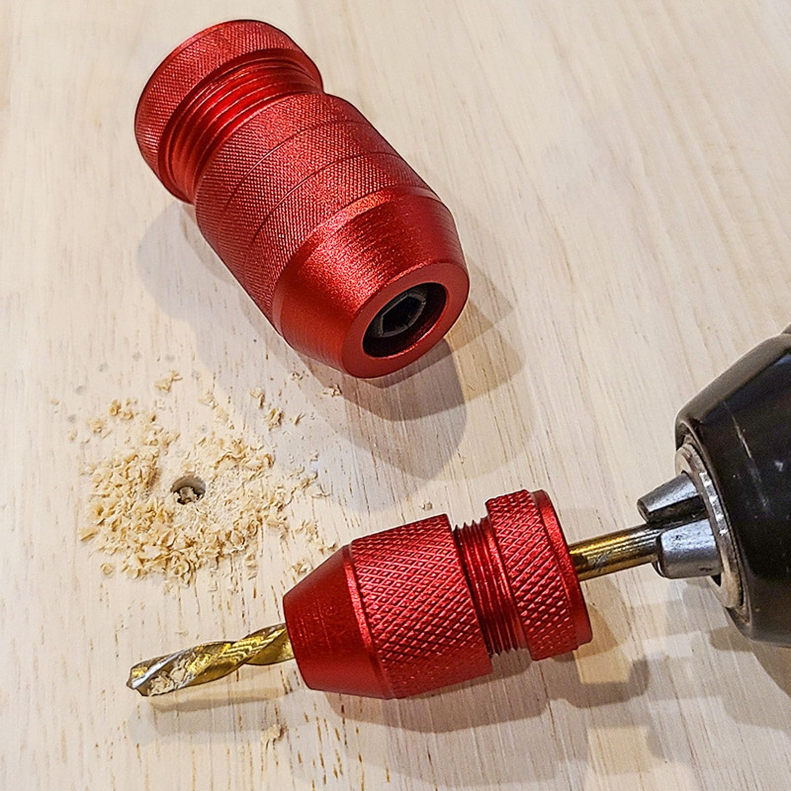 Stop Di Profondità Trapano, 2PCS Fermi Di Profondità Per Trapani Diametro Variabile 2-11mm Anelli Di Arresto Di Profondità Posizionatore Fermo In Alluminio Per Trapani Per Legno E Punte Elicoidali
