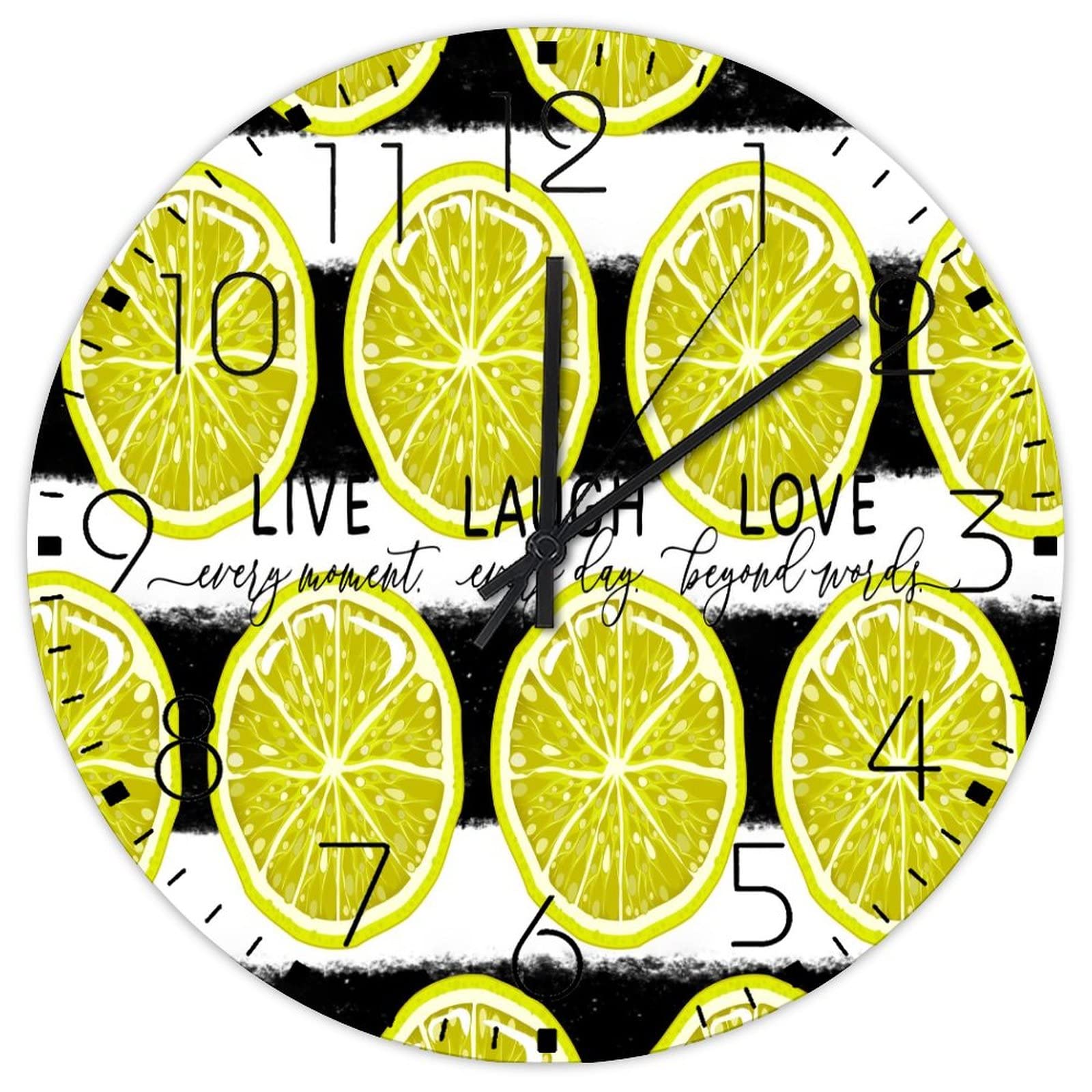 Horloge en bois double face vintage pour garage et décoration intérieure