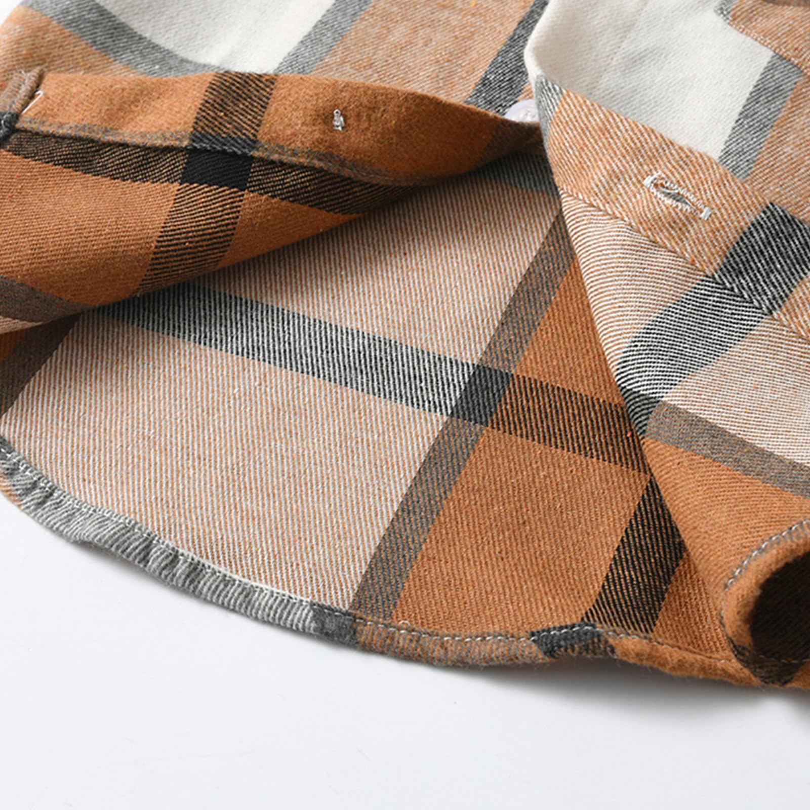 Winmany Camicia Quadri Maniche Corte per Ragazzi Camicie Button Down per Bambini Vestiti Estivi a Quadri per 1-8 Anni