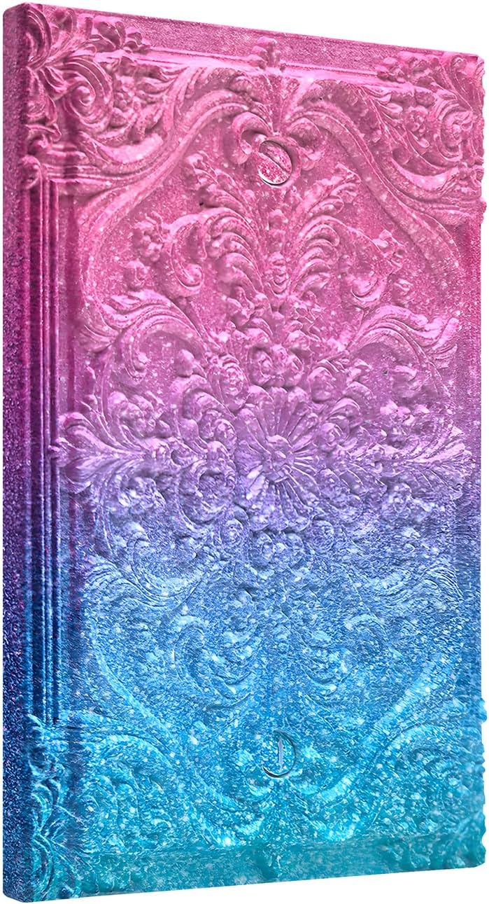 Single Blank Outlet Covers Light Switch Covers Decorative Pink to Blue Gradient 3D Floral Embossed 1 Gang No Device Wall Plate Light Switch Cover Plate Dimmer Faceplate for Bedroom Home Decor image 2