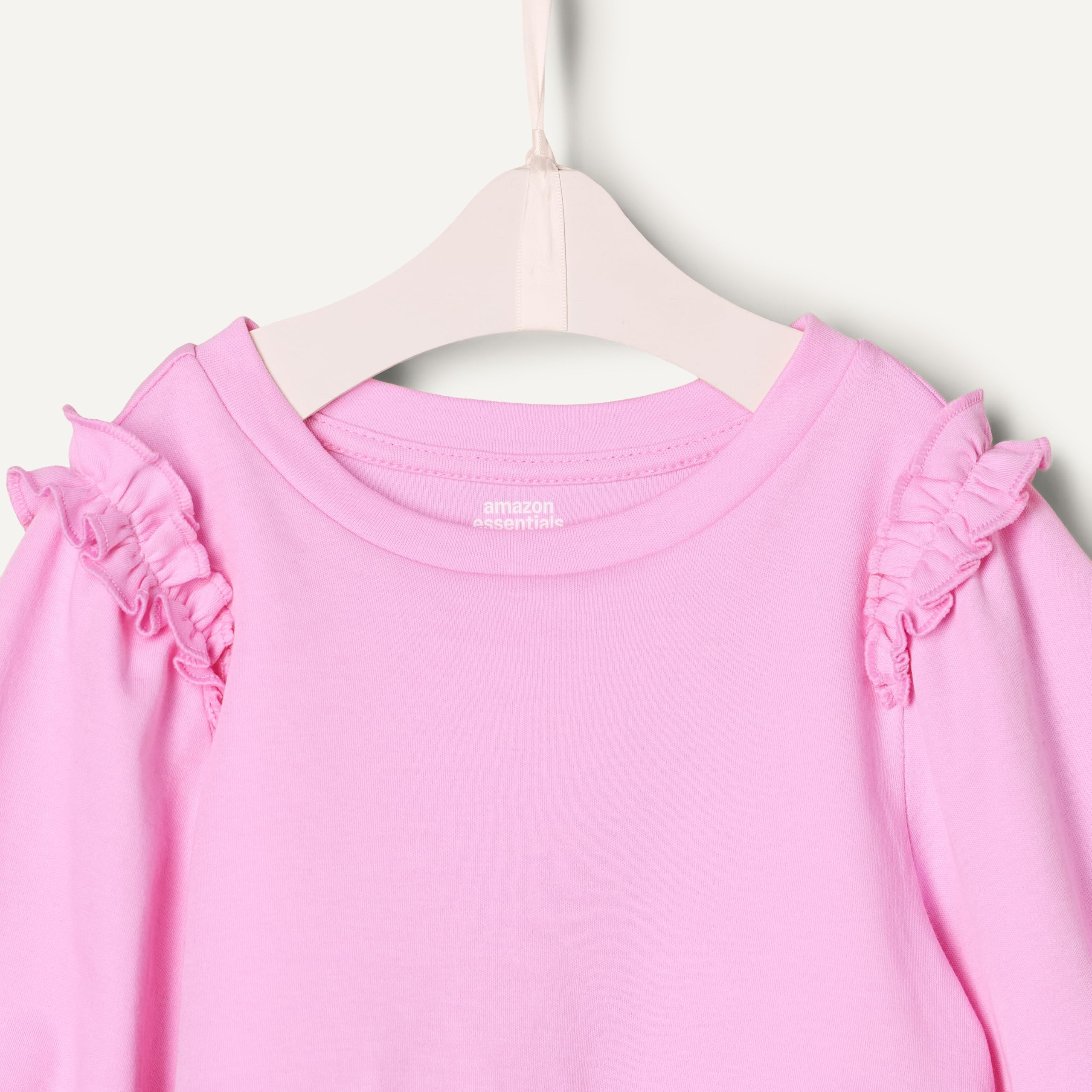 Amazon Essentials x Sofia Grainge Baby und Mädchen Strickoberteil mit 3/4-Ärmeln, 2er-Pack