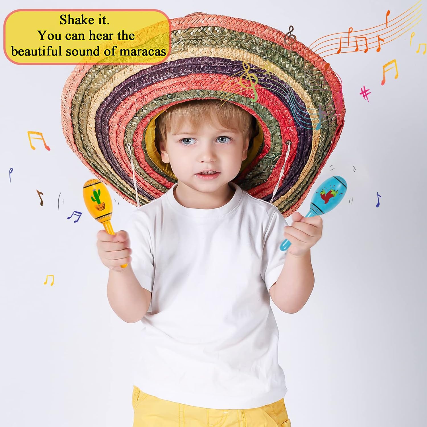 25Pcs Mexican Fiesta Party Favors Mini Wooden Maracas for Kids Mexican Fiesta Themed Birthday Baby Shower Cinco De Mayo Taco Tuesday Party Pinata Goodie Bag Stuffers Class Valentines Exchange Gifts