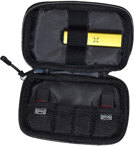 Vista 5 de Heylo Funda para PAX Era Pen PAX Pod almacenamiento, viaje y organización (negro)