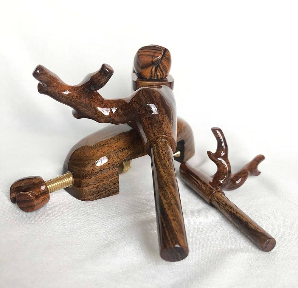 黒柿万力 黒柿竿枕　ヘラブナ へら用品 逍遥工房 工房モデル 黒柿 左手 竿枕 新品 : 中島釣具