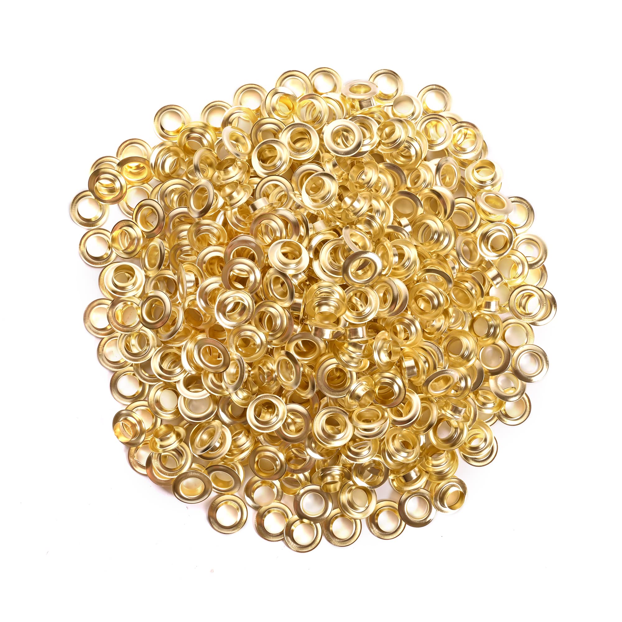 Gold Grommets 1000pcs - Durable Washers & Grommets Kit -2 Gold Grommets 1000pcs - Durable Washers & Grommets Kit -2