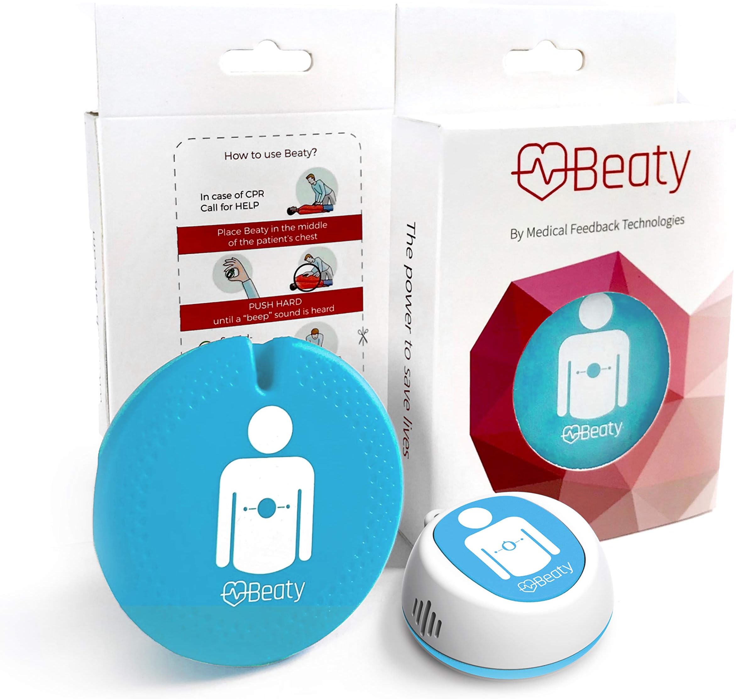 Beaty Real-Time CPR Feedback Device - Blue