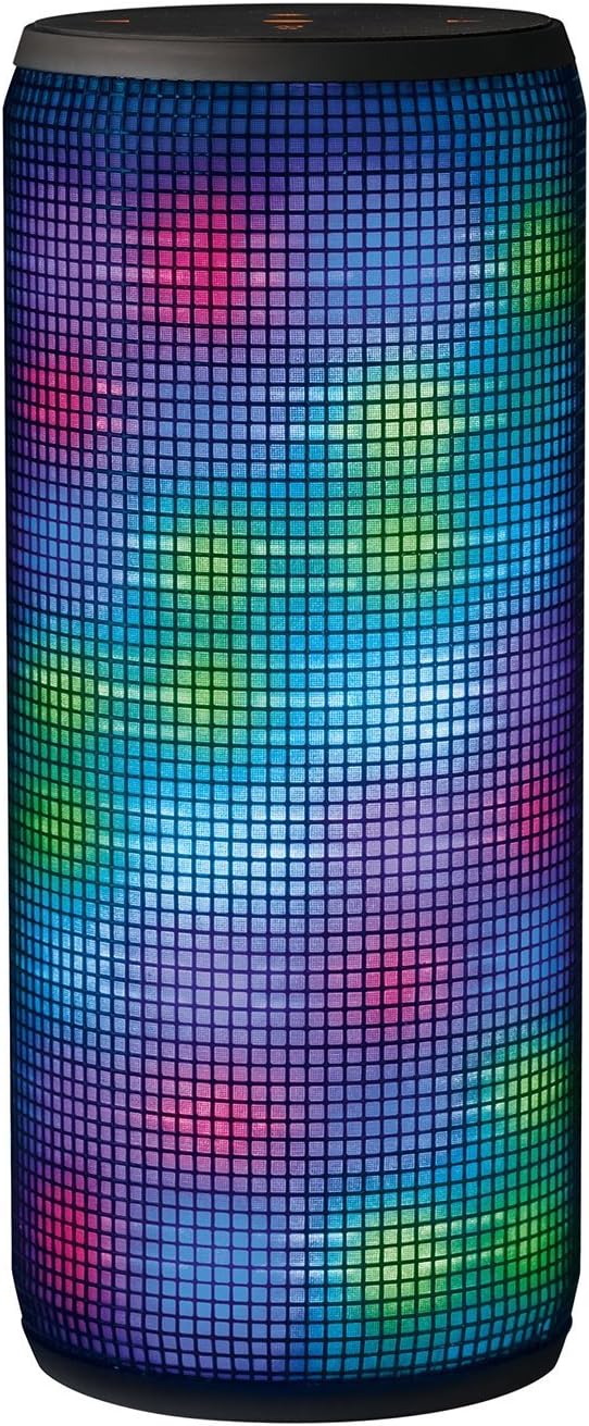 Trust Dixxo Wireless Portable Bluetooth Speaker with LED Party Lights, 20 W