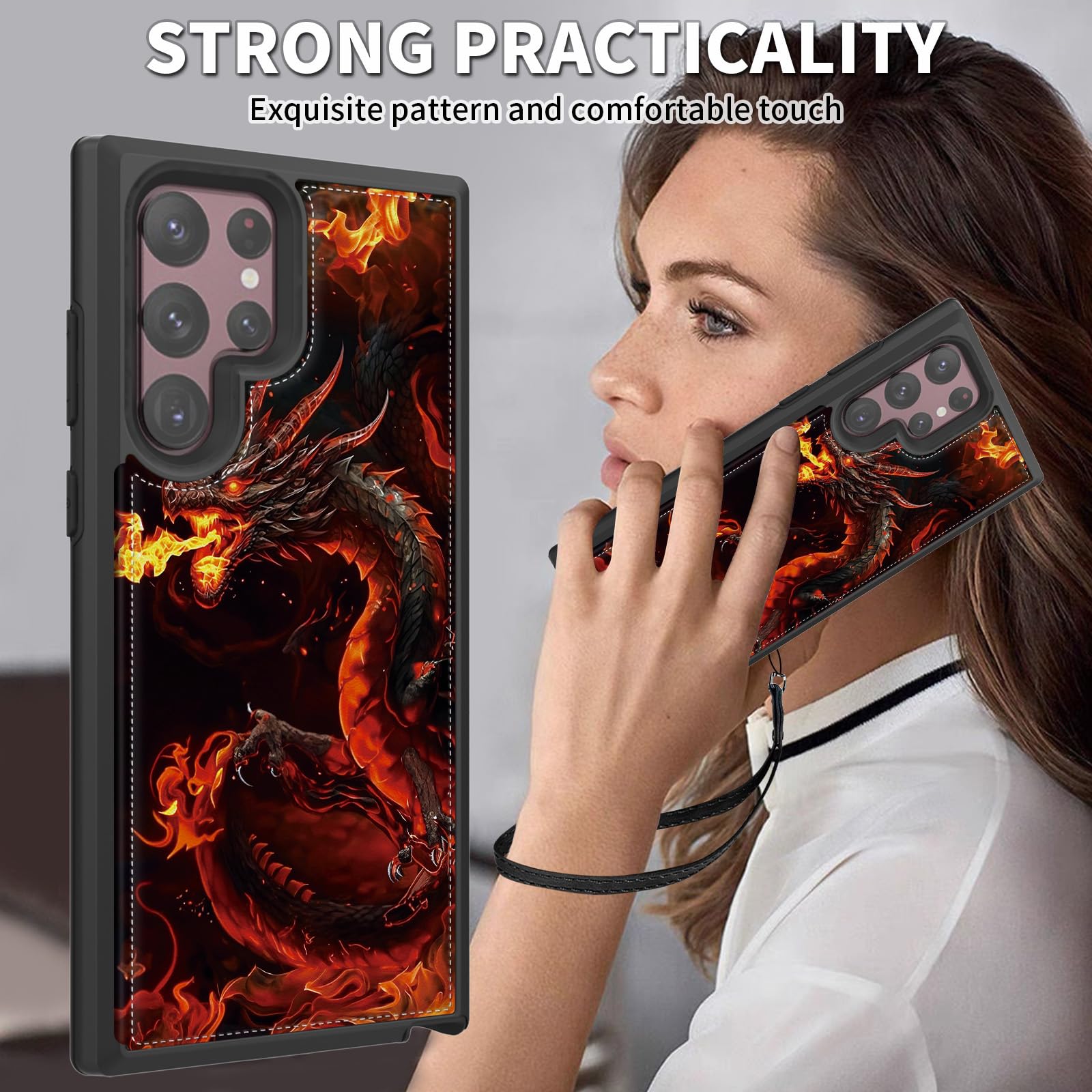 Amazon.com: ACWDMKH for Samsung Galaxy S23 Ultra Case Wallet with