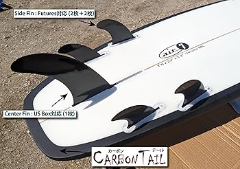 Amazon | ロングボード Surfboard ケース付き 取り外し可能 フィン 5枚