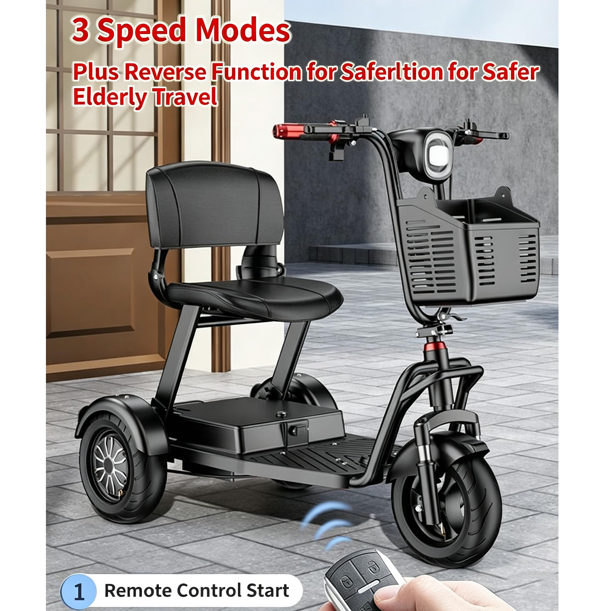 Scooter de movilidad reducida-Scooter de movilidad eléctrica