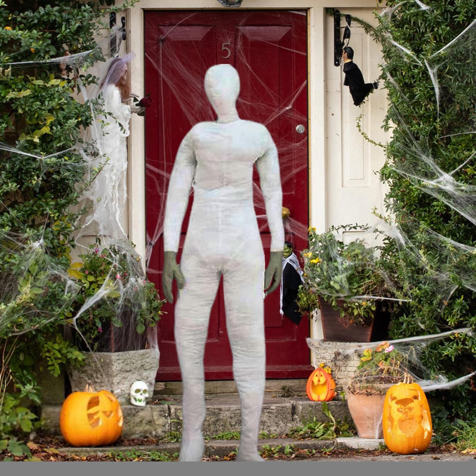 Manichino di Halloween Accessorio Giochi di Ruolo Horror Spaventoso | Oggetto Scenico Spaventoso Posizionabile per Eventi Horror Feste e Bar