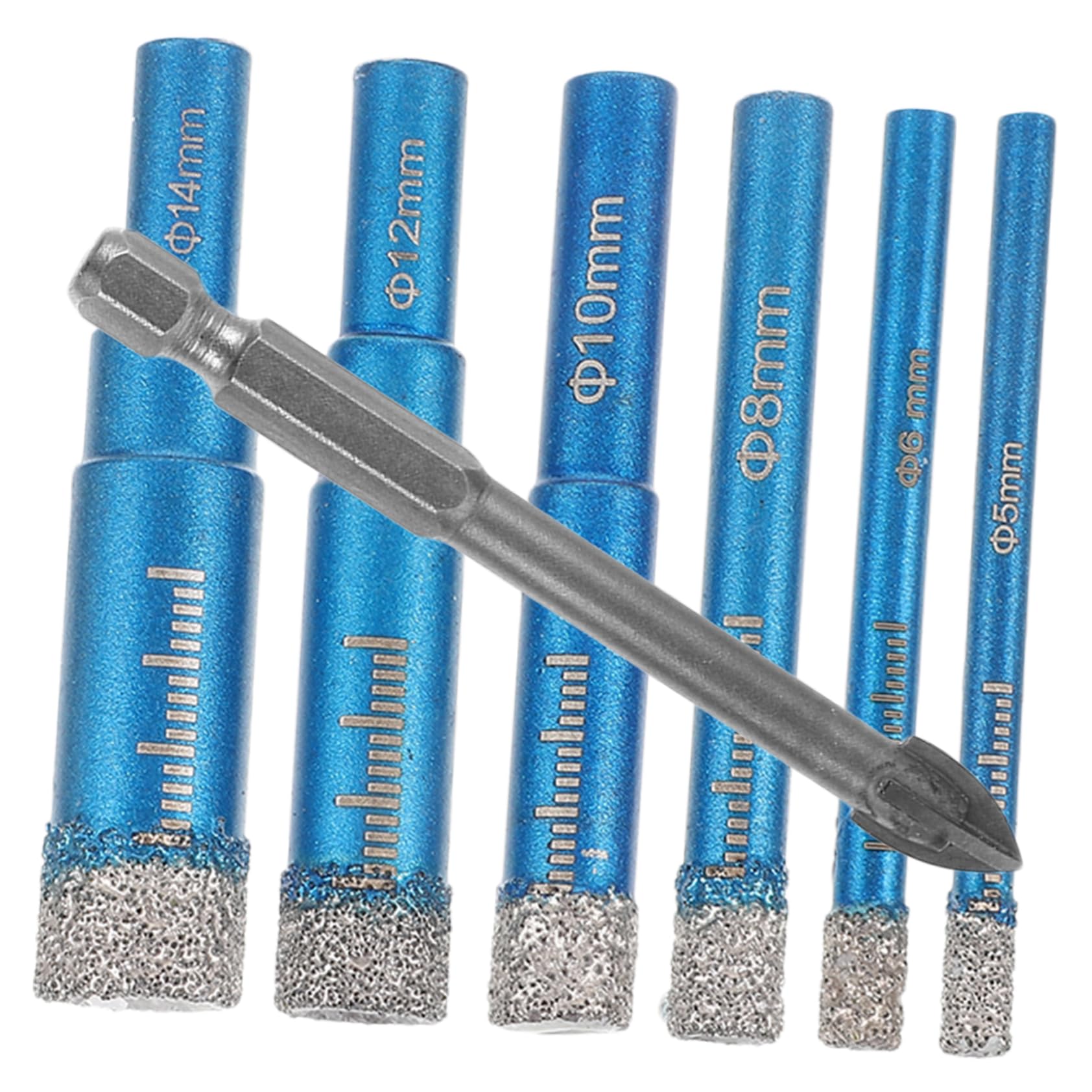NUOBESTY 2 Set Di Utensili Per La Foratura Di Piastrelle Punte Da Trapano Kit Di Perforazione Per Piastrelle Punte Per La Foratura Di In Porcellana Utensili Per La Foratura