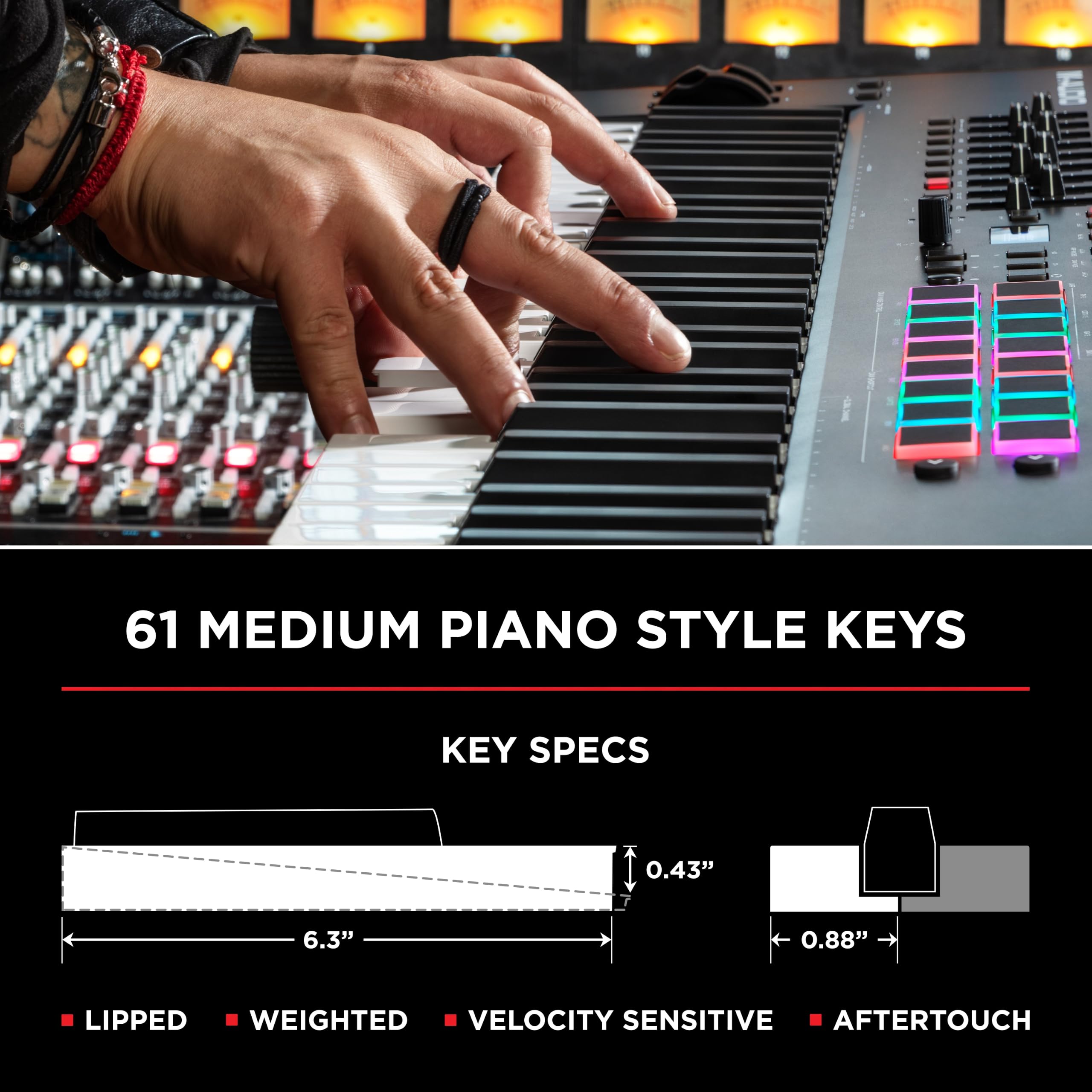 M-Audio Oxygen Pro 61 USB MIDI Keyboard Controller