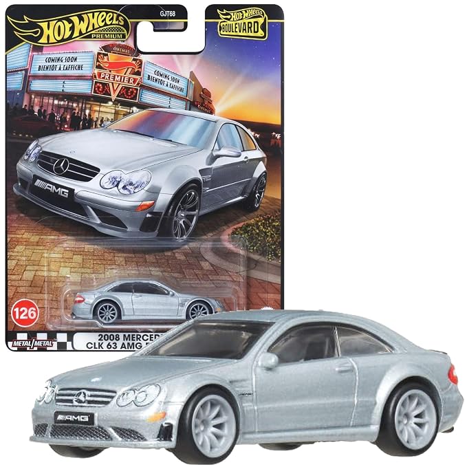 2008 Mercedes Benz CLK 63 AMG Black Series Imported HotWheels Premium