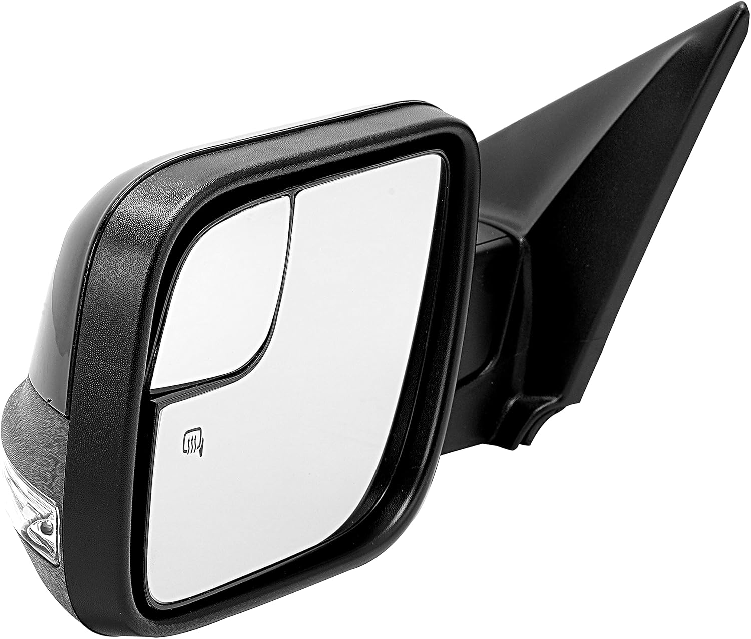 ECOTRIC 7 Pins Driver Side Mirror Compatible with 2011-2019 Ford Explorer w/Puddle Heated Turn Signal Light Puddle Lamp Left Replacement for FO1320554 BB5Z17683BA GB5Z17683BA