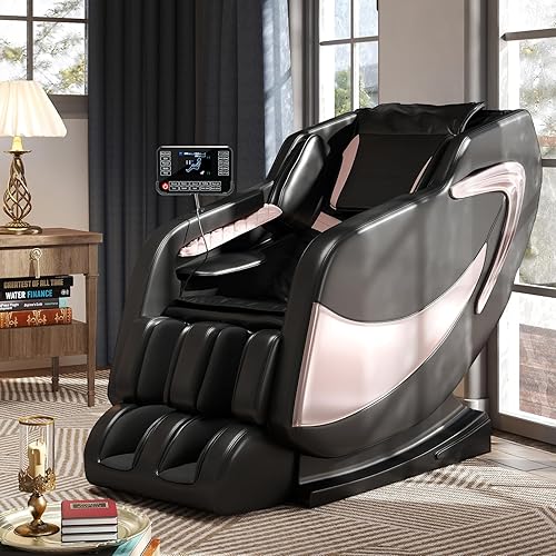 Artist hand Massage Chair Full Body, Zero Gravity Massage Chair Shiatsu Massage Recliner with 5 Auto Modes, Back & Upper Legs Heating, Built-in Speakers, Calfrest Extension, Airbags, Foot Rollers