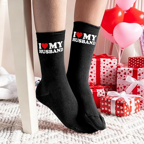 Miniatura 3 de Regalos para el día de San Valentín para esposa, calcetines románticos de San Valentín, regalo único de dulce esposa, sorpresa perfecta para ella