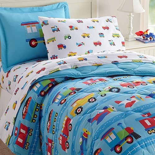 Miniatura 14 de Wildkin Juego de sábanas tamaño individual, microfibra suave, sábana bajera y sábana superior, funda de almohada - Heroes