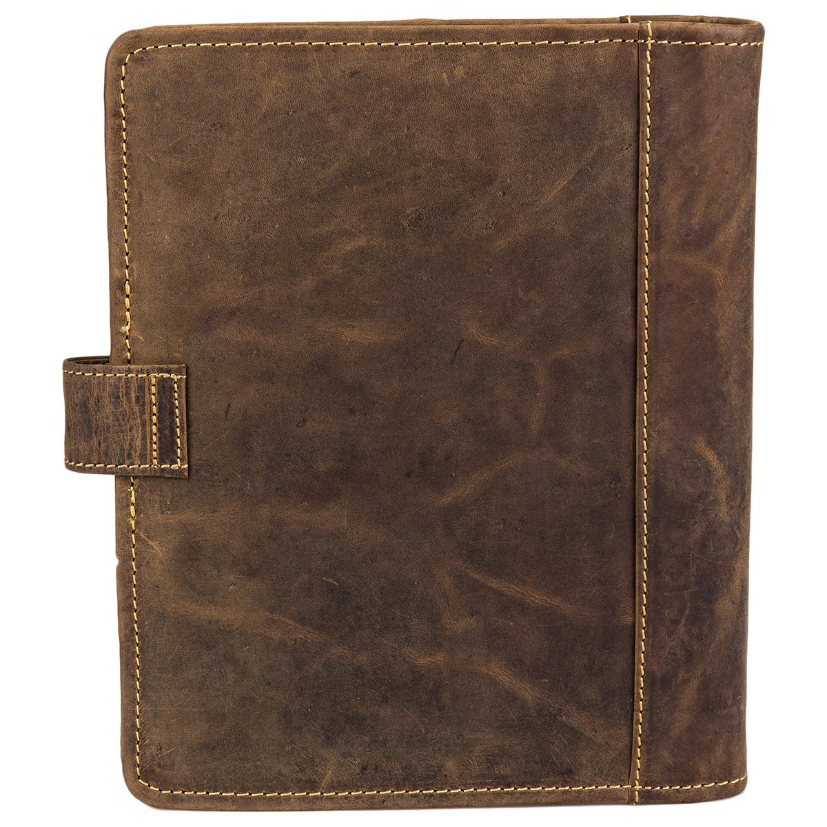 Greenburry Vintage Terminkalender-Leder-Terminplaner A5 braun | 25x20x6cm