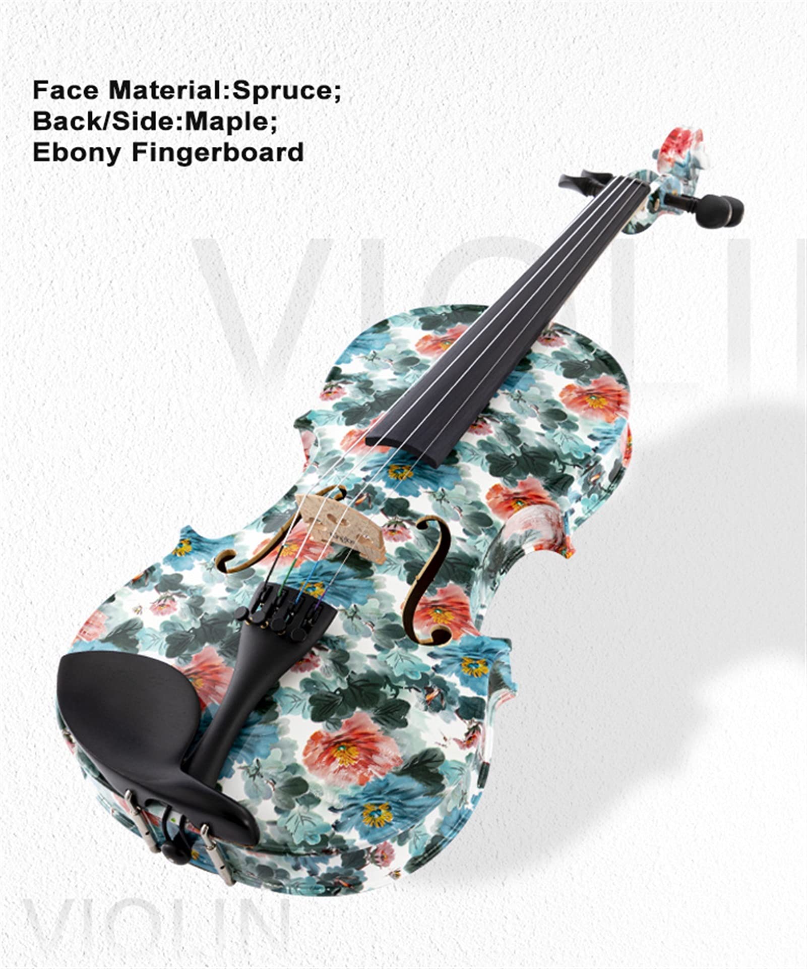 4/4 Professionelle Handgefertigte Traditionelle Violine Mit Bogenbox Und Kolophonium Anfänger Violine Set
