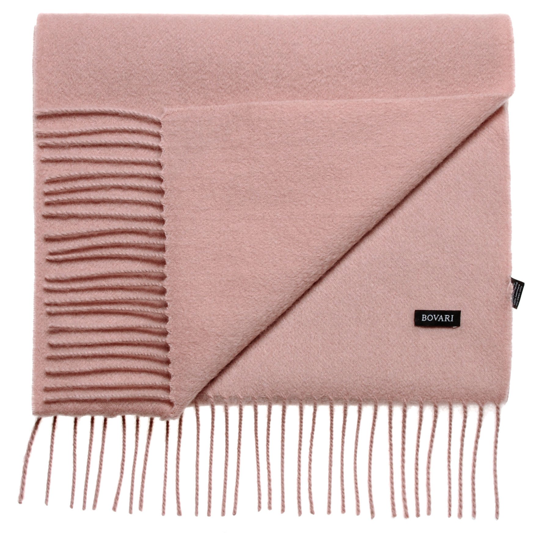 Bovari Kaschmir Schal Damen – 100% Kaschmir/Cashmere – Premium Qualität – klassisch/elegant/zeitlos - 180 x 31 cm - viele Farben