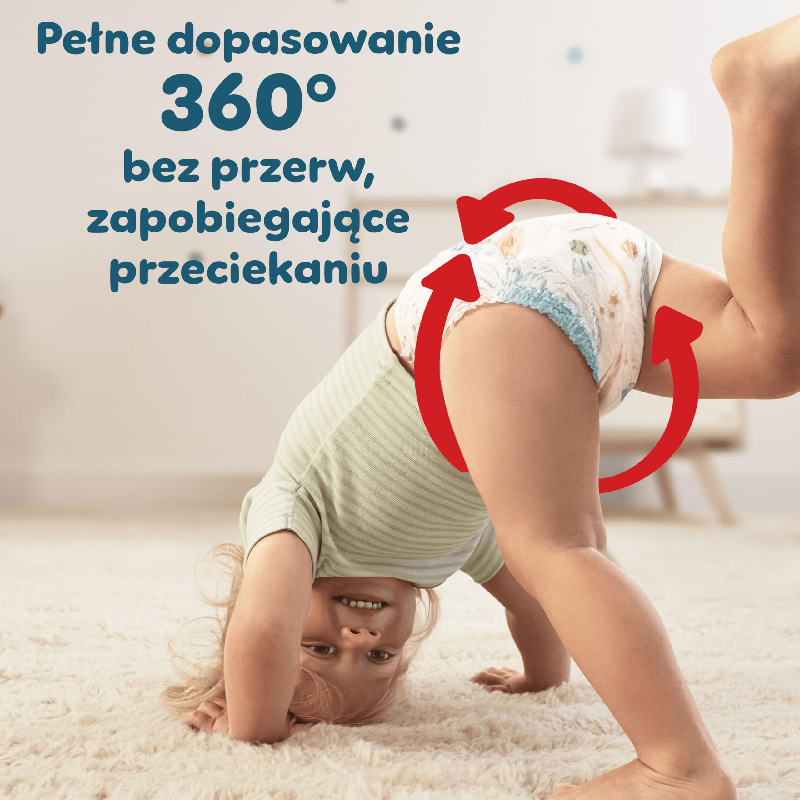 Pampers Premium Care Pieluchomajtki, rozmiar 6, 93 pieluszek, 13kg-19kg