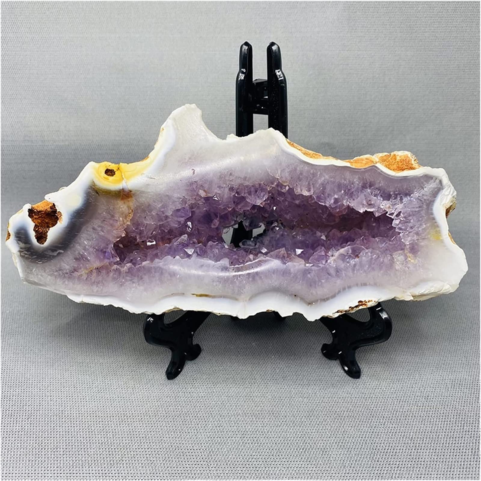 Decoración del hogar con ágata halo amethyst y cristales arcoíris naturales