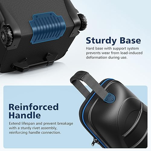 Miniatura 4 de Golf Travel Bags for Airlines with Wheels, Hard Case Top and 1680D Heavy Duty Oxford Protect Golf Clubs, Lightweight and Easy to Maneuver