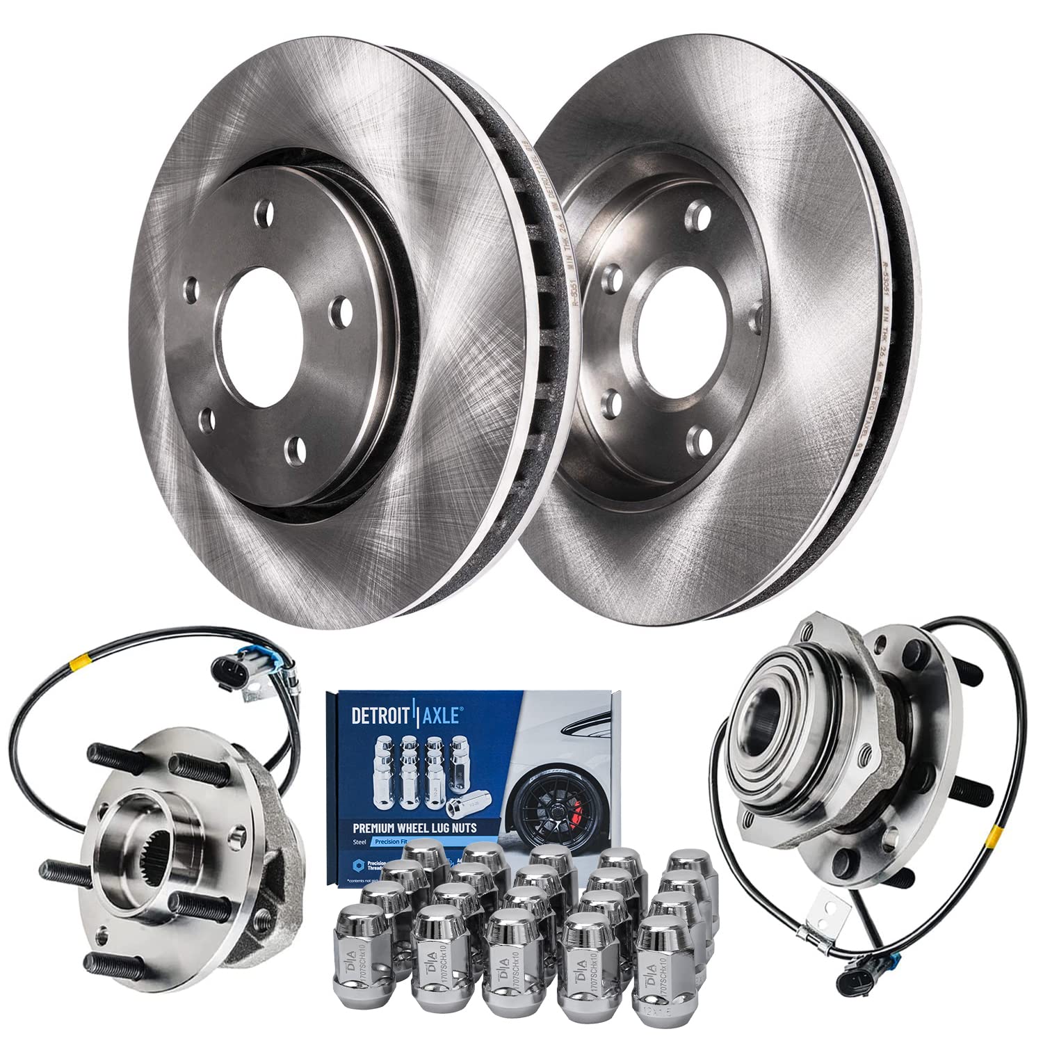 Detroit Axle - Front Brake Kit for Chevrolet Blazer S10 GMC Jimmy Sonoma