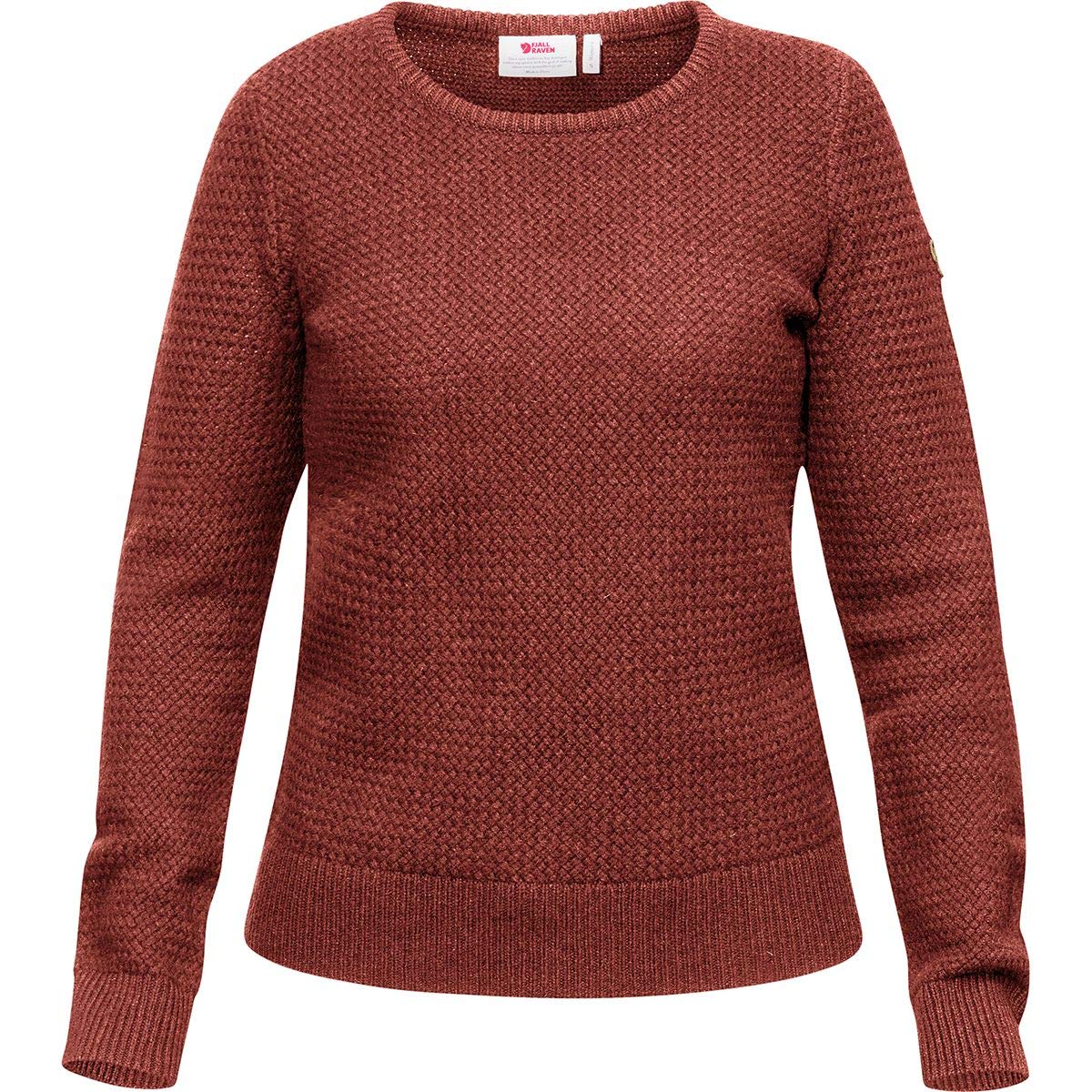 Fjällräven Övik Structure Sweater W Sweatshirt - Pink, X-Large