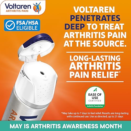 Miniatura 2 de Voltaren Gel para el dolor de artritis para aliviar el dolor de artritis tópico potente con diclofenaco, tapa fácil de abrir - 5.29 oz