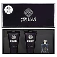 Vista 7 de Versace Eros Perfume para hombre 3 piezas Mini set de regalo